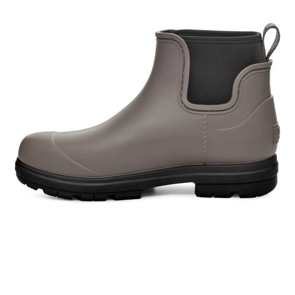 UGG WOMENS DROPLET WILD DOVE WATERPROOF RUBBER WOOL RAIN BOOTS SIZE 5 M US - Picture 3 of 6